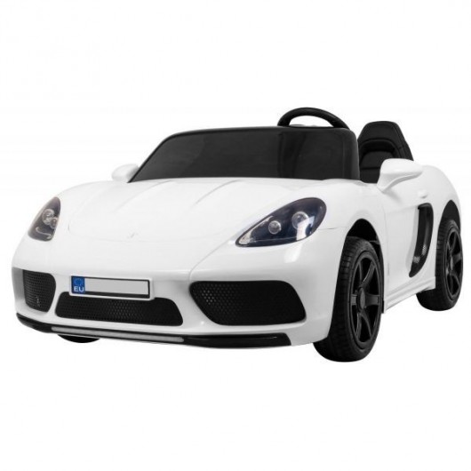 Voiture Electrique 2 Places 24v Perfecta A021 Blanche Pack Luxe Cabriole Pro Cabriole Bebe