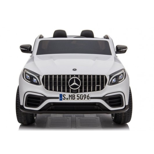 Voiture Electrique 2 Places 2 X 12v Mercedes Glc 63s Blanc Pack Luxe Lcd Cabriole Pro Cabriole Bebe