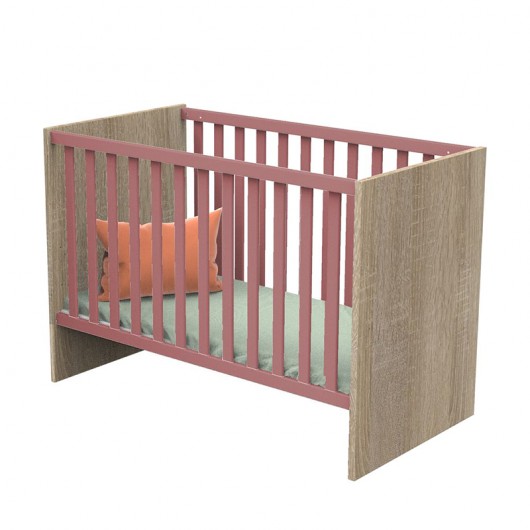 Lit Bebe Sauthon Nova Rose Canyon 1 X 60 Cm Avec Tiroir