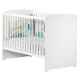 Lit bébé Basic - Sauthon - 60 x 120 cm - Blanc