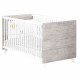 Lit bébé évolutif Scandi - Sauthon - 70 x 140 cm - Blanc et gris