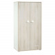 Armoire Smile - Sauthon - Marron et blanc