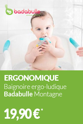 Baignoire Ergo Ludique Badabulle Montagne Blanche